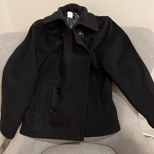 J.Crew black Pea Coat